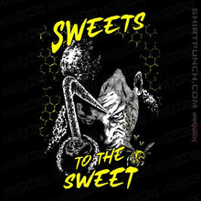 Load image into Gallery viewer, Shirts Magnets / 3"x3" / Black Sweets To The Sweet