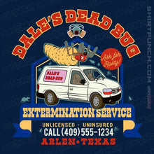 Load image into Gallery viewer, Daily_Deal_Shirts Magnets / 3"x3" / Navy Dale's Dead Bug Service