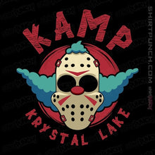 Load image into Gallery viewer, Daily_Deal_Shirts Magnets / 3"x3" / Black Kamp Krystal Lake