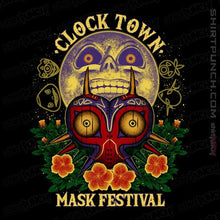 Load image into Gallery viewer, Daily_Deal_Shirts Magnets / 3"x3" / Black Clock Town Mask Festival