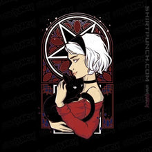 Load image into Gallery viewer, Shirts Magnets / 3"x3" / Black Sabrina