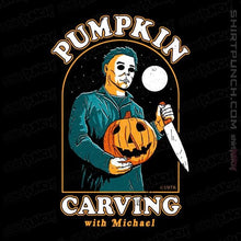 Load image into Gallery viewer, Secret_Shirts Magnets / 3"x3" / Black Halloween Carving