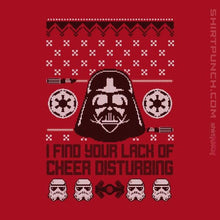 Load image into Gallery viewer, Shirts Magnets / 3"x3" / Red Vader Christmas