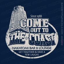 Load image into Gallery viewer, Shirts Magnets / 3"x3" / Navy The Coast Bar And Lounge