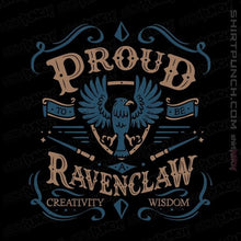 Load image into Gallery viewer, Shirts Magnets / 3"x3" / Black Proud to be a Ravenclaw