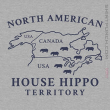 Load image into Gallery viewer, Daily_Deal_Shirts Magnets / 3"x3" / Sports Grey House Hippo Awareness
