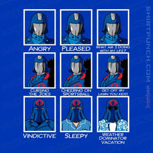 Load image into Gallery viewer, Daily_Deal_Shirts Magnets / 3"x3" / Royal Blue The Many Faces of Cobra Commander