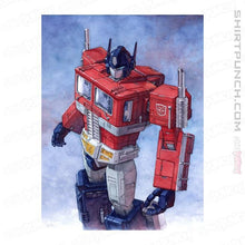 Load image into Gallery viewer, Secret_Shirts Magnets / 3"x3" / White Optimus Watercolor