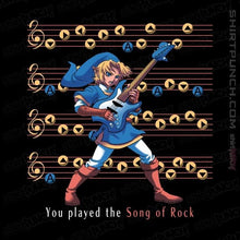 Load image into Gallery viewer, Shirts Magnets / 3"x3" / Black Song Of Rock