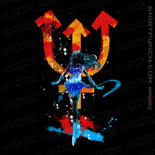 Load image into Gallery viewer, Shirts Magnets / 3"x3" / Black Neptune Splash