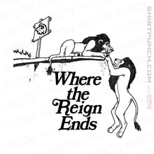 Load image into Gallery viewer, Shirts Magnets / 3"x3" / White Where The Reign Ends