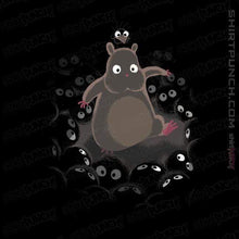 Load image into Gallery viewer, Shirts Magnets / 3"x3" / Black Susuwatari Hole