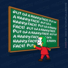 Load image into Gallery viewer, Shirts Magnets / 3"x3" / Navy Put On A Happy Face