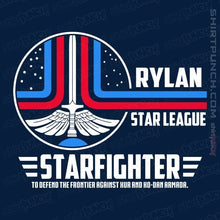 Load image into Gallery viewer, Secret_Shirts Magnets / 3"x3" / Navy The Starfighter