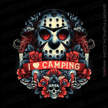 Load image into Gallery viewer, Shirts Magnets / 3"x3" / Black Symbol Of The Camper