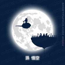 Load image into Gallery viewer, Shirts Magnets / 3"x3" / Navy Don't Look At The Full Moon