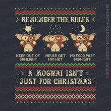 Load image into Gallery viewer, Daily_Deal_Shirts Magnets / 3"x3" / Dark Heather A Mogwai Isn't Just For Christmas