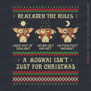 Daily_Deal_Shirts Magnets / 3"x3" / Dark Heather A Mogwai Isn't Just For Christmas