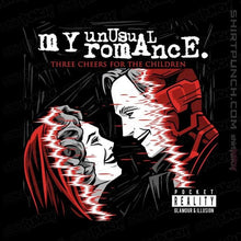 Load image into Gallery viewer, Shirts Magnets / 3"x3" / Black My Unusual Romance