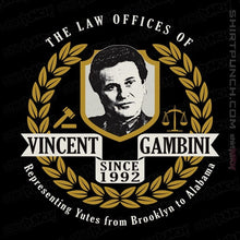 Load image into Gallery viewer, Secret_Shirts Magnets / 3"x3" / Black Gambini Law Offices