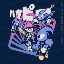 Load image into Gallery viewer, Secret_Shirts Magnets / 3"x3" / Navy Happy Attack