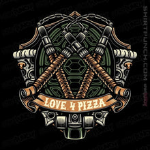 Load image into Gallery viewer, Daily_Deal_Shirts Magnets / 3"x3" / Black Turtles Mikey