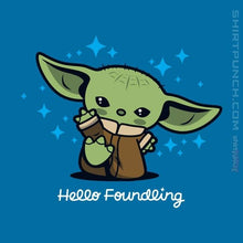 Load image into Gallery viewer, Shirts Magnets / 3"x3" / Sapphire Hello Foundling