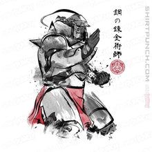 Load image into Gallery viewer, Secret_Shirts Magnets / 3"x3" / White Alphonse Sumi-e