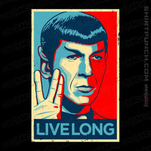 Load image into Gallery viewer, Daily_Deal_Shirts Magnets / 3"x3" / Black Live Long