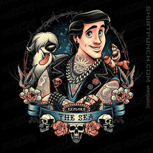 Load image into Gallery viewer, Daily_Deal_Shirts Magnets / 3"x3" / Black Explore The Sea