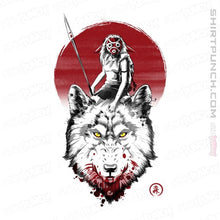 Load image into Gallery viewer, Shirts Magnets / 3"x3" / White Wolf Princess Ink