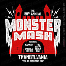 Load image into Gallery viewer, Daily_Deal_Shirts Magnets / 3"x3" / Black Monster Mash