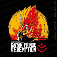 Load image into Gallery viewer, Shirts Magnets / 3"x3" / Black Saiyan Prince Redemption