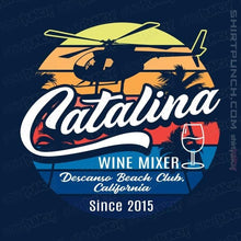 Load image into Gallery viewer, Shirts Magnets / 3"x3" / Navy Catalina Wine Mixer
