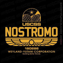 Load image into Gallery viewer, Shirts Magnets / 3&quot;x3&quot; / Black USCSS Nostromo
