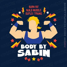 Load image into Gallery viewer, Shirts Magnets / 3"x3" / Navy Body By Sabin