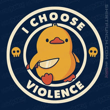 Load image into Gallery viewer, Daily_Deal_Shirts Magnets / 3&quot;x3&quot; / Navy I Choose Violence
