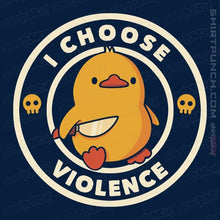 Load image into Gallery viewer, Daily_Deal_Shirts Magnets / 3"x3" / Navy I Choose Violence