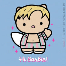 Load image into Gallery viewer, Daily_Deal_Shirts Magnets / 3"x3" / Powder Blue Waving Doll