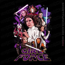 Load image into Gallery viewer, Shirts Magnets / 3"x3" / Black Girl Force