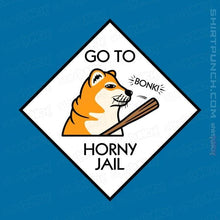 Load image into Gallery viewer, Secret_Shirts Magnets / 3"x3" / Sapphire Horny Jail
