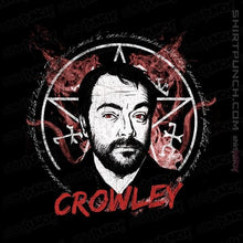 Load image into Gallery viewer, Shirts Magnets / 3"x3" / Black Supernatural Crowley
