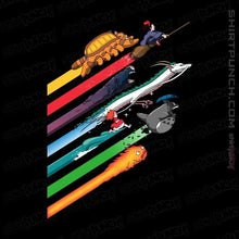 Load image into Gallery viewer, Shirts Magnets / 3"x3" / Black Spirited Streaks