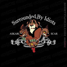 Load image into Gallery viewer, Daily_Deal_Shirts Magnets / 3"x3" / Black Surrounded By Idiots