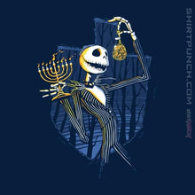Load image into Gallery viewer, Shirts Magnets / 3"x3" / Navy Hanukkah Town
