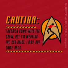 Load image into Gallery viewer, Shirts Magnets / 3"x3" / Red Red Shirt Guy