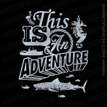 Load image into Gallery viewer, Shirts Magnets / 3"x3" / Black This is an Adventure