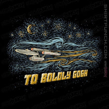 Load image into Gallery viewer, Daily_Deal_Shirts Magnets / 3"x3" / Black To Boldly Gogh