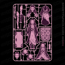 Load image into Gallery viewer, Daily_Deal_Shirts Magnets / 3"x3" / Black Nezuko Model Sprue