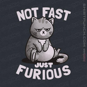 Shirts Magnets / 3"x3" / Dark Heather Not Fast Just Furious